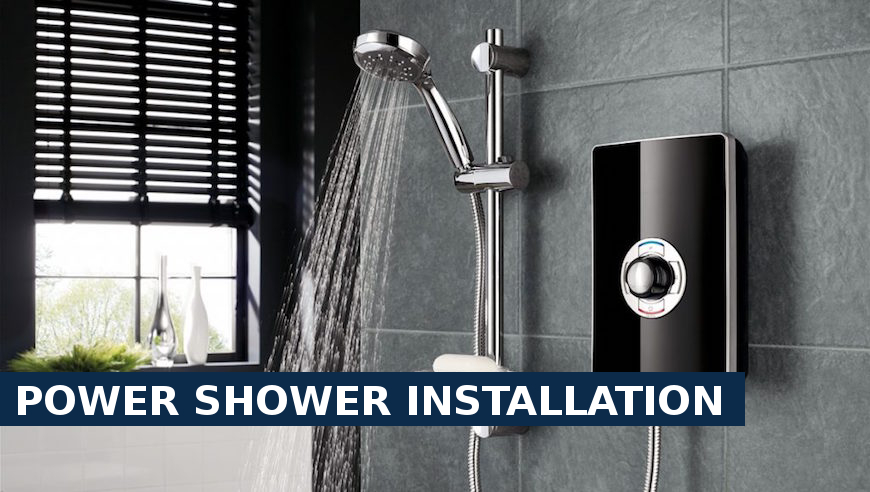 Power shower installation Lewisham